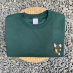 Custom-Embroidered-Pet-Forest Green-Sweatshirt
